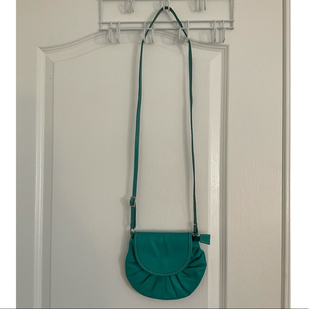 Authentic Italian Small Blue Cross Body Purse - Picture 2 of 3